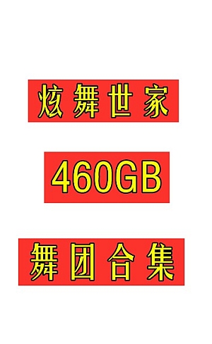 炫舞世家舞蹈合集460GB,永久会员免费